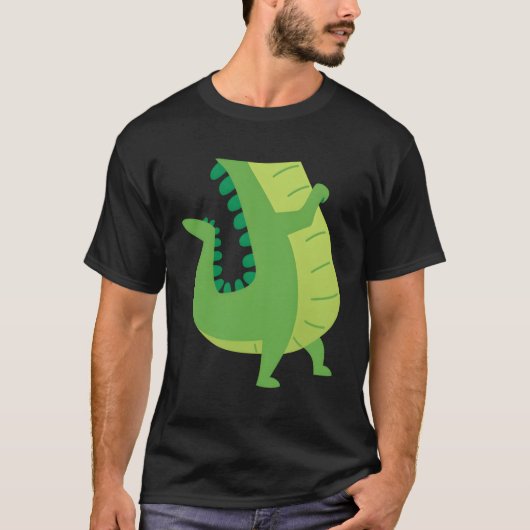 Alligator Gator Krokodil Dier T-shirt (Voorkant)