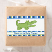 Alligator Gepersonaliseerd Sticker grote waterfles (Insitu)