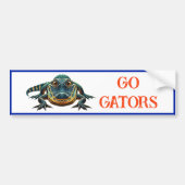 Alligator - Go Gators Bumpersticker (Voorkant)