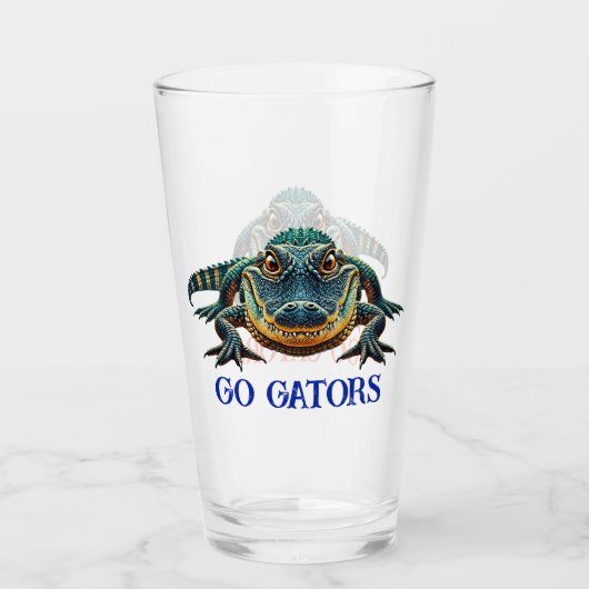Alligator - Go Gators Glas (Voorkant)