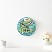 Alligator Golf Ronde Klok (Huis)