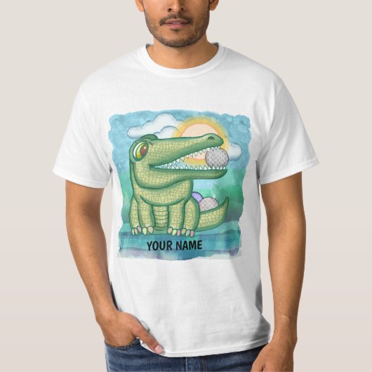 Alligator Golf T-shirt (Voorkant)