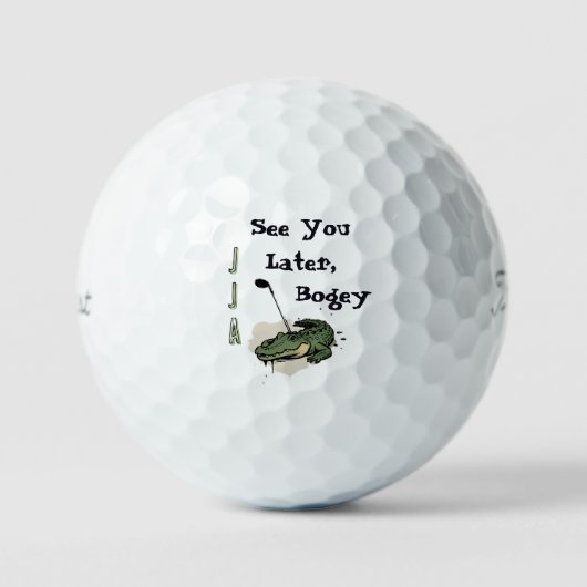 Alligator-golfballen Golfballen (Voorkant)