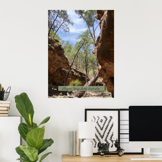Alligator Gorge, Zuid-Australië Poster (Thuiskantoor)
