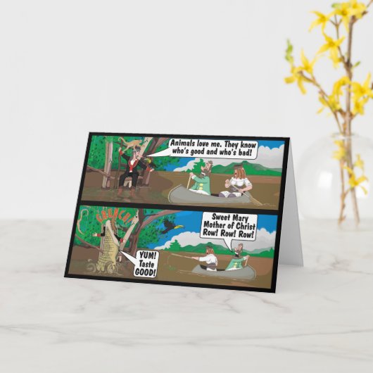 ALLIGATOR GRAP. KAART (Gele Bloem)