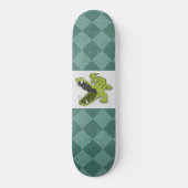 Alligator grappig Skateboard Deck (Voorkant)