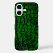 Alligator Green Faux Leather Case-Mate iPhone Case (Achterkant)
