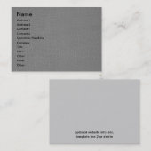 Alligator Grey Reptile Print Visitekaartje (Voorkant / Achterkant)