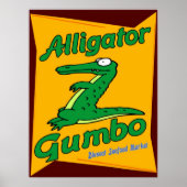 Alligator Gumbo Poster (Voorkant)