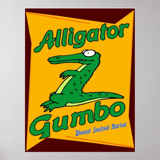 Alligator Gumbo Poster (Voorkant)