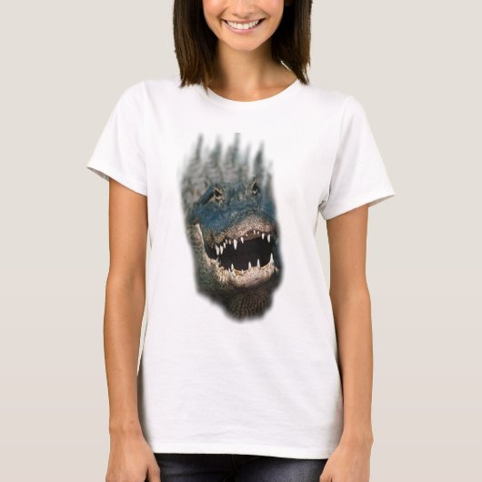 Alligator Head Shot-Huge reptiles T-shirt (Voorkant)