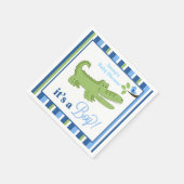 Alligator Het is een Aangepast kind Napkin Servetten (Hoek)