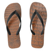 ALLIGATOR HUID TEENSLIPPERS (Voetbed)