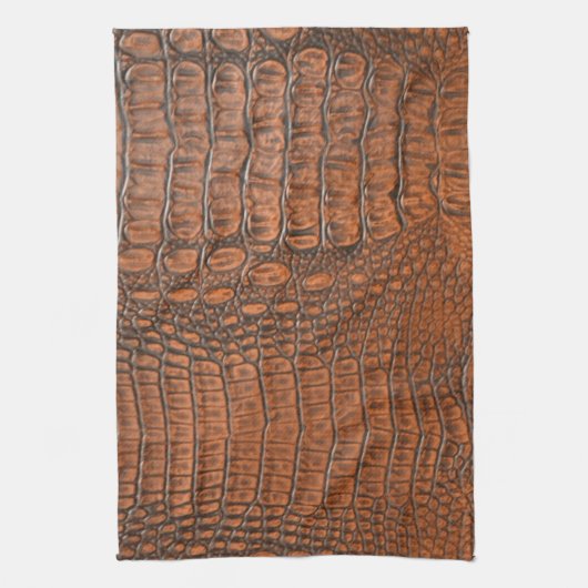 ALLIGATOR HUID THEEDOEK (Verticaal)