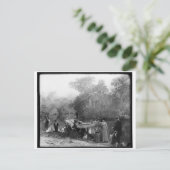 Alligator Hunting, Tomoka River, Florida 1880-1897 Briefkaart (Staand voorkant)