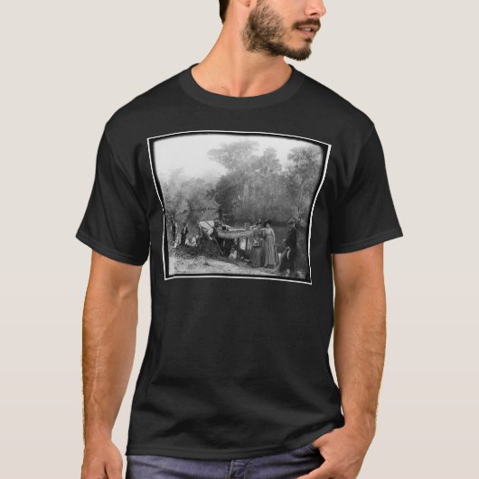 Alligator Hunting, Tomoka River, Florida 1880-1897 T-shirt (Voorkant)