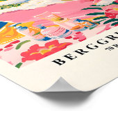 Alligator in bad Grappig Poster, Mid Century Art Poster (Hoek)