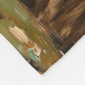 Alligator in de Everglades Wildlife Art Fleece Deken (Hoek)