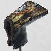 Alligator in de Everglades Wildlife Art Golfheadcover (3/4 voorkant)