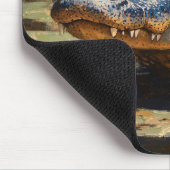 Alligator in de Everglades Wildlife Art Muismat (Hoek)