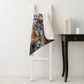 Alligator in de Everglades Wildlife Art Sherpa Deken (In situ)