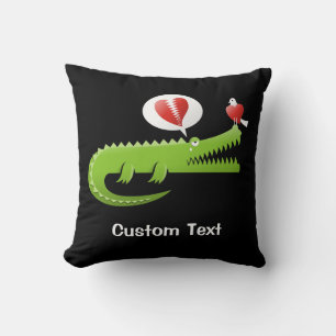 Alligator in de liefde Sierkussen