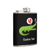 Alligator in een liefdesfles heupfles (Rechts)