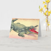 Alligator in Florida Kaart (Gele Bloem)