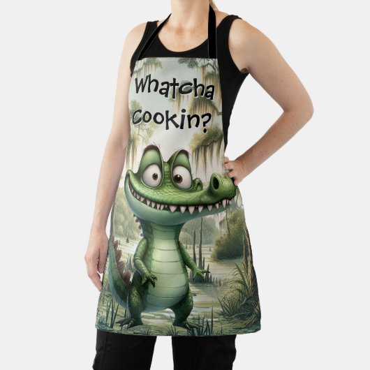 Alligator in het moeras Schort (Insitu)