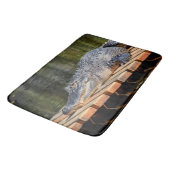 Alligator in het natuurpark Homosassa Springs Badmat (Gekanteld)