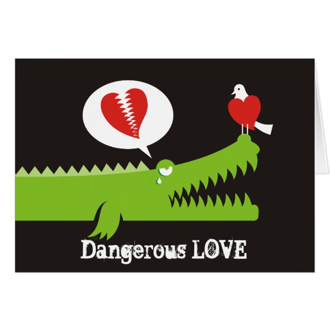 Alligator in Love (Voorkant Horizontaal)