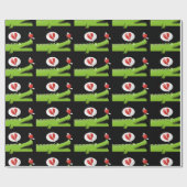 Alligator in Love Cadeaupapier (Vlak)
