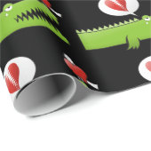 Alligator in Love Cadeaupapier (Rol Hoek)