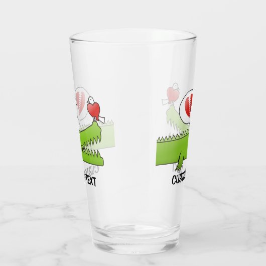 Alligator in Love Glas (Rechts)