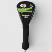 Alligator in Love Golfheadcover (Voorkant)