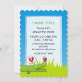 Alligator in Love Kaart (Achterkant)