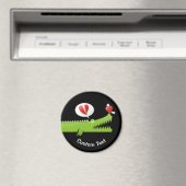 Alligator in Love Magnet (Insitu (Vaatwasser))