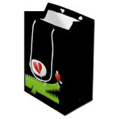 Alligator in Love Medium Cadeauzakje (Voorkant Gekanteld)