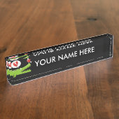 Alligator in Love Naambordje (Zijkant)