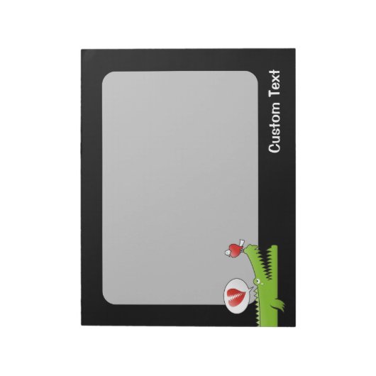 Alligator in Love Notitieblok (Linkerzijde)