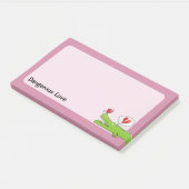 Alligator in Love Post-it® Notes (Schuin)