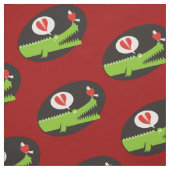 Alligator in Love Stof (Swatch)