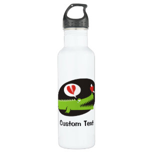 Alligator in Love Waterfles Waterfles