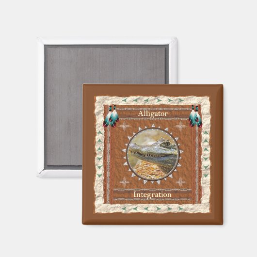 Alligator-Integratie - Magnet (Voorkant / Achterkant)