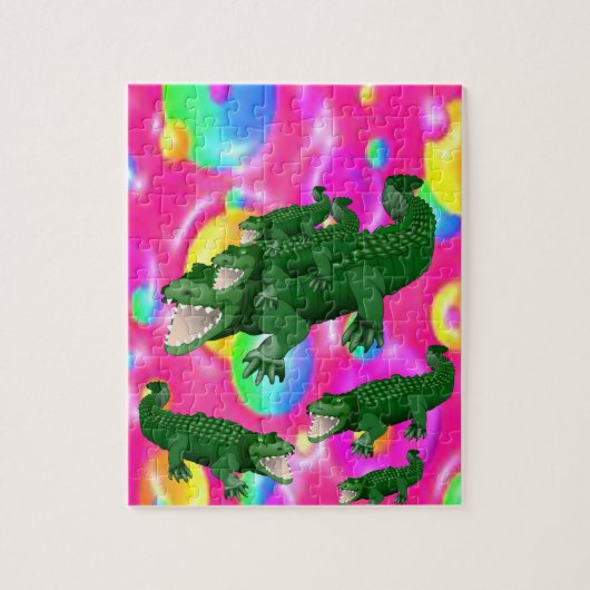 Alligator Jigzaag Puzzle Legpuzzel (Verticaal)