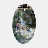 Alligator Keramisch Ornament (Rechts)