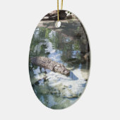 Alligator Keramisch Ornament (Links)