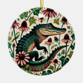  Alligator Keramisch Ornament (Voorkant)