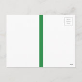 Alligator kerst briefkaart (Achterkant)