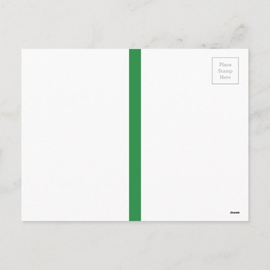 Alligator kerst briefkaart (Achterkant)